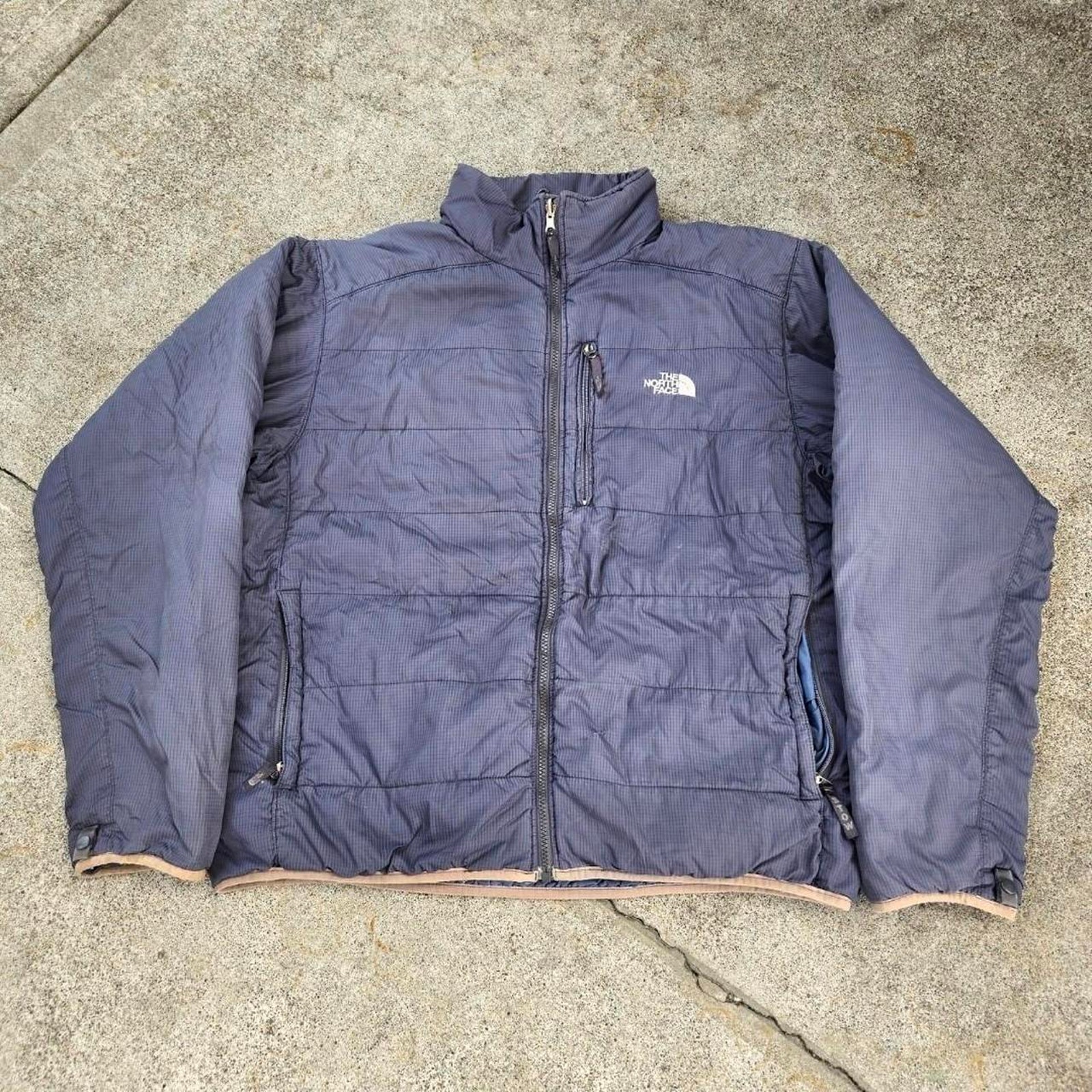 Vtg 90s The North Face Mountain Logo Outdoors Gorp Lightweight Puffer Jacket Xl
